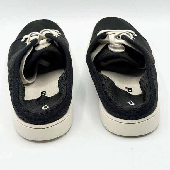 OluKai Pehueali Black Lace Up Slip On Sneakers - Women’s US 7 - Picture 9 of 11